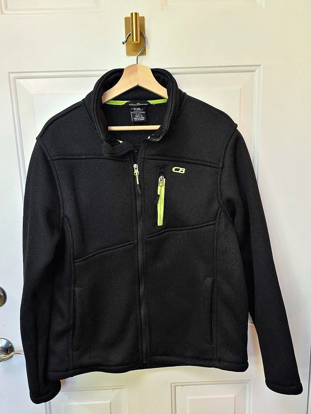 CB Men's Performance Jacket Black Size Medium